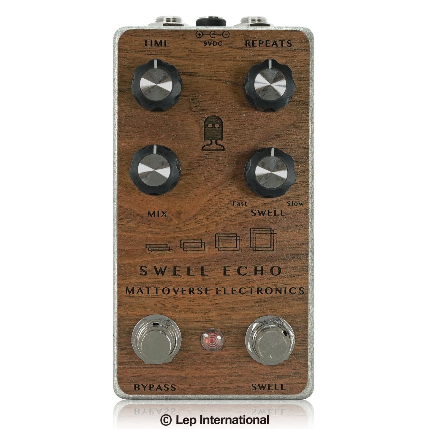 Mattoverse Electronics - Swell Echo Walnut Faceplate | ディレイ エフェクター ギター