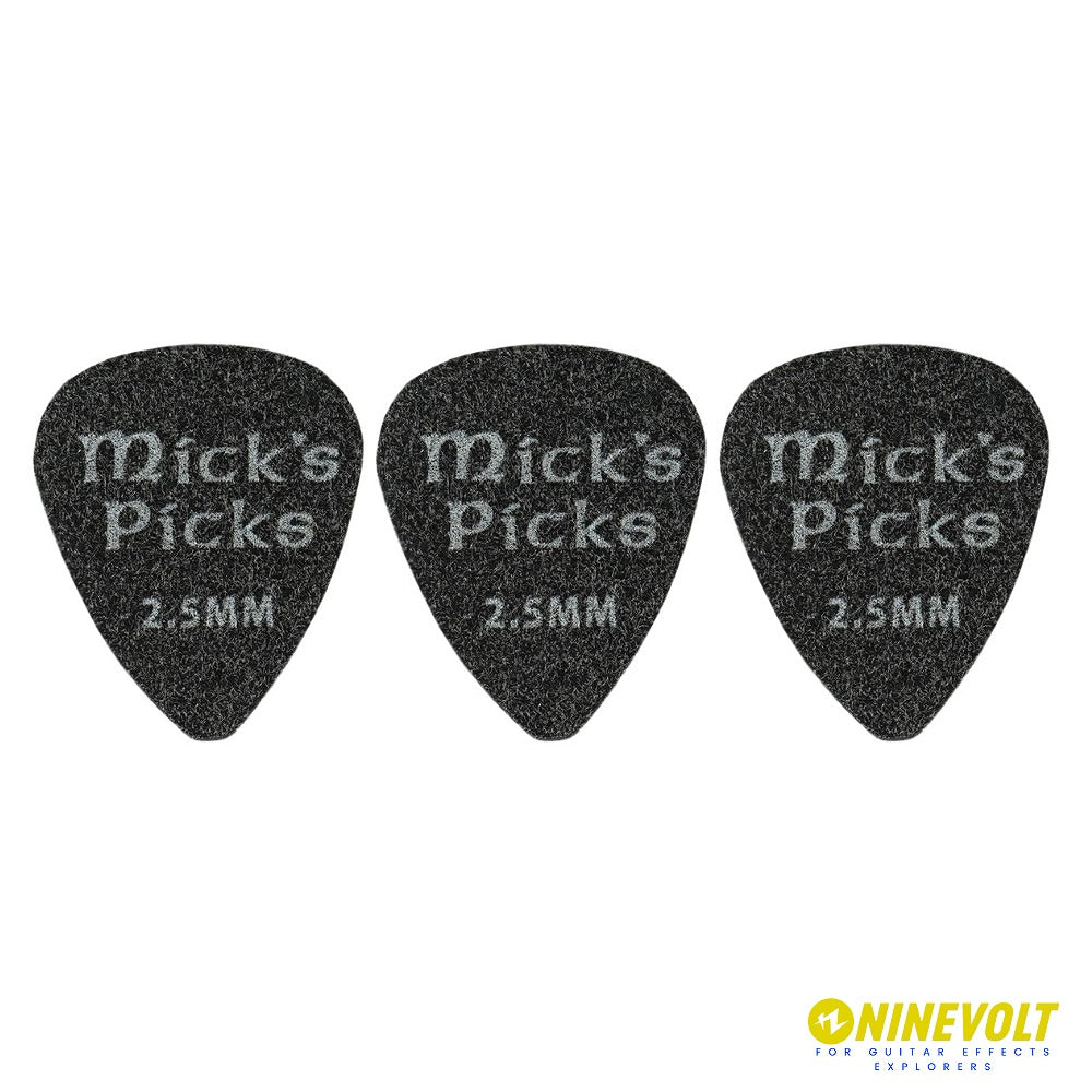 Mick's Picks UKE-1 Ukulele Picks 2.5mm (3枚セット) 【ゆうパケット対応可能】 ウクレレ ベース ピック