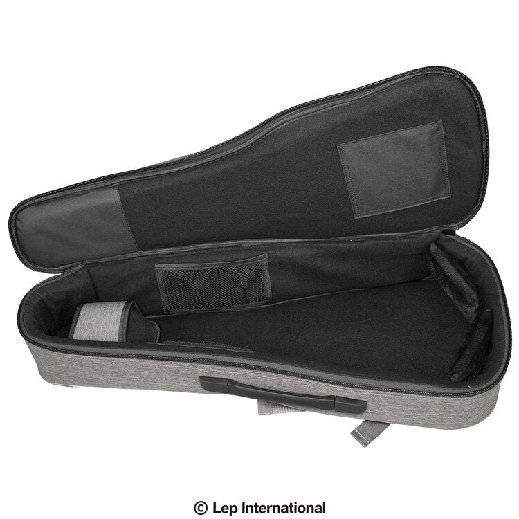 Kavaborg - UKLL-400 Ukulele Bag Grey | 26インチ テナーサイズ対応ソフトケース ウクレレケース ギグバッグ リュックタイプ
