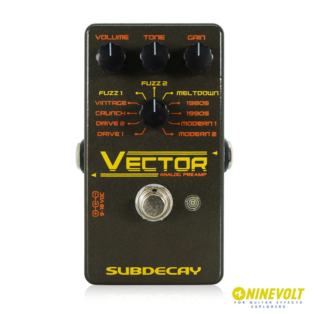 Subdecay - Vector | オーバードライブ ディストーション ファズ ギター エフェクター