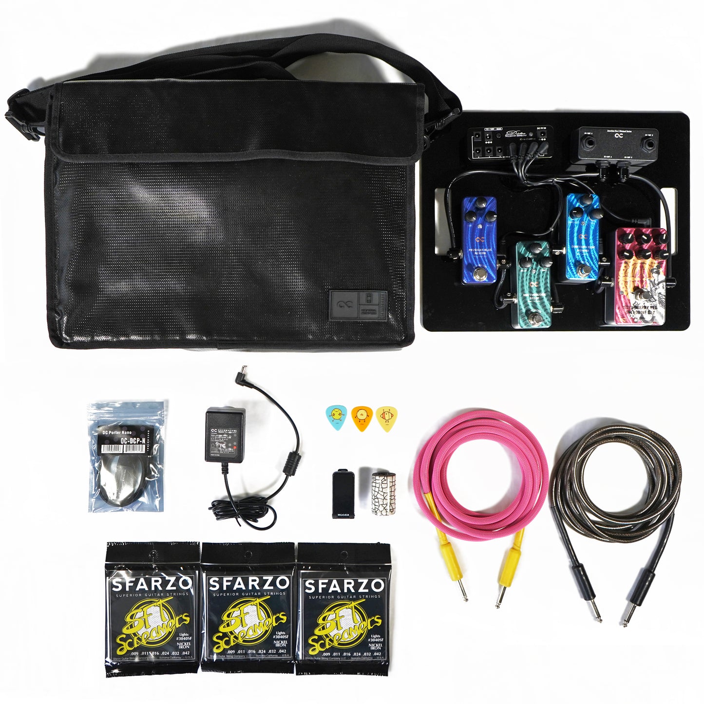 One Control - Waterproof Pedal Board Shoulder Bag-防爆- | ペダルボード エフェクターボード 防水 ショルダーバッグ