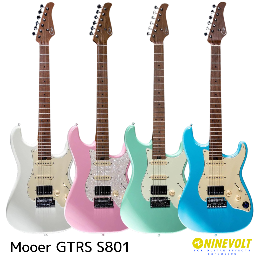 【NINEVOLT公式ストア限定販売】 ギタースターターセット B / ギター 初心者 お得なセット(Mooer GTRS+GWF4+Hornet 30W+JOYO CM-12 Black のセット)