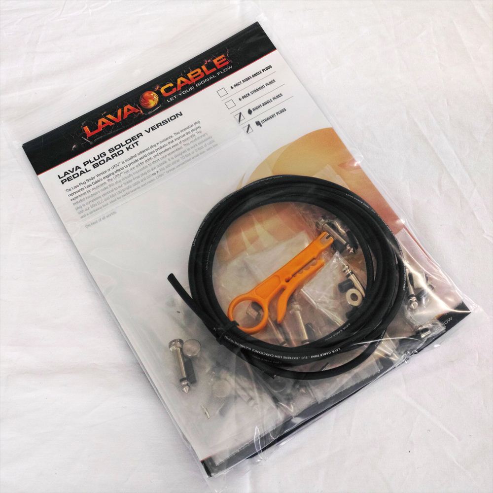 Lava Cable Soldered Mini Plug Kit L字プラグ×6+ストレートプラグ×4セット 【ゆうパケット対応可能】 パッチケーブル ソルダーレス ソルダーフリー はんだ不要