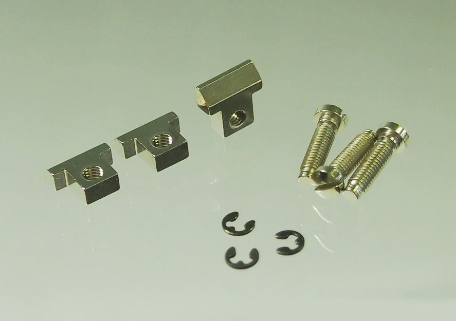 【お取り寄せ/代引不可】ABM/ABM2504saddlesB ナッシュビル用ブラスサドル ブラック(3個セット)
