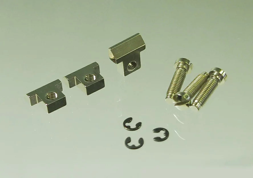 【お取り寄せ/代引不可】ABM/ABM2504saddlesGaged ナッシュビル用ブラスサドル ゴールド(エイジド加工)(3個セット)【ゆうパケット対応可能】