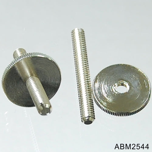 【お取り寄せ/代引不可】ABM - ABM2544B ABR-1用 スタッド/サムホイールセット ブラック(インチ規格)【ゆうパケット対応可能】