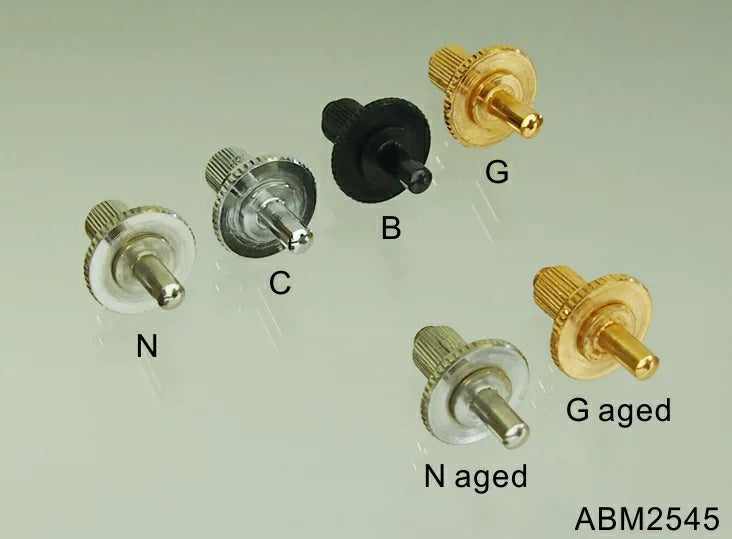 【お取り寄せ/代引不可】ABM/ABM2545G ナッシュビル用 スタッド/アンカーセット ゴールド(インチ規格)【ゆうパケット対応可能】