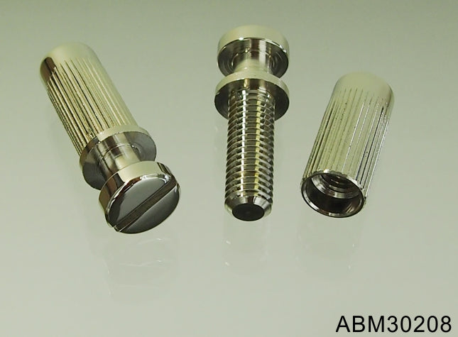 ABM/ABM30208Gaged ストップテイルピース用スタッド/アンカーセット ゴールドエイジド加工(ミリ規格) 【ゆうパケット対応可能】