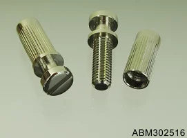 【お取り寄せ/代引不可】ABM/ABM302516C ストップテイルピース用スタッド/アンカーセット クローム(インチ規格)【ゆうパケット対応可能】