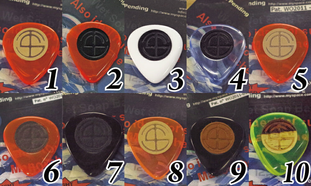 Essetipicks - Wet Soap Bar 1枚 | ピック ティアドロップ アクリル樹脂 【ゆうパケット対応可能】