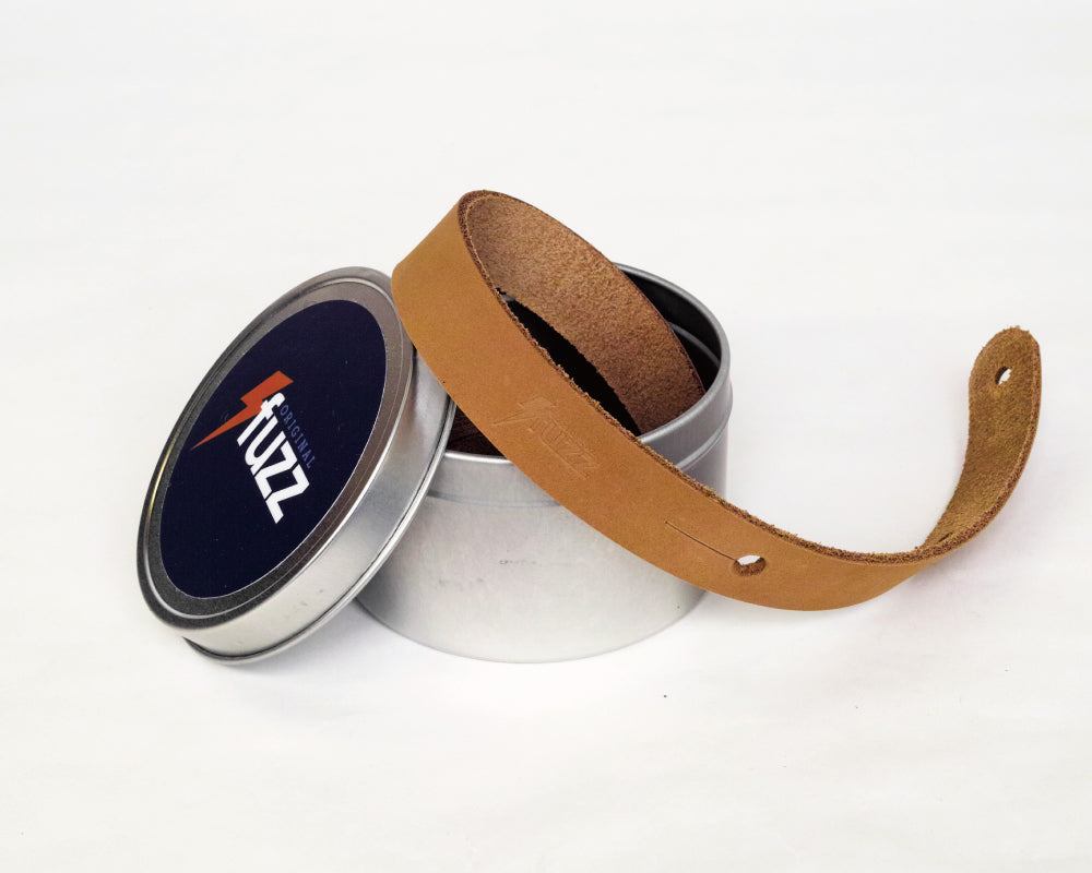 Original Fuzz Skinny Leather Strap in Tan Mediumm