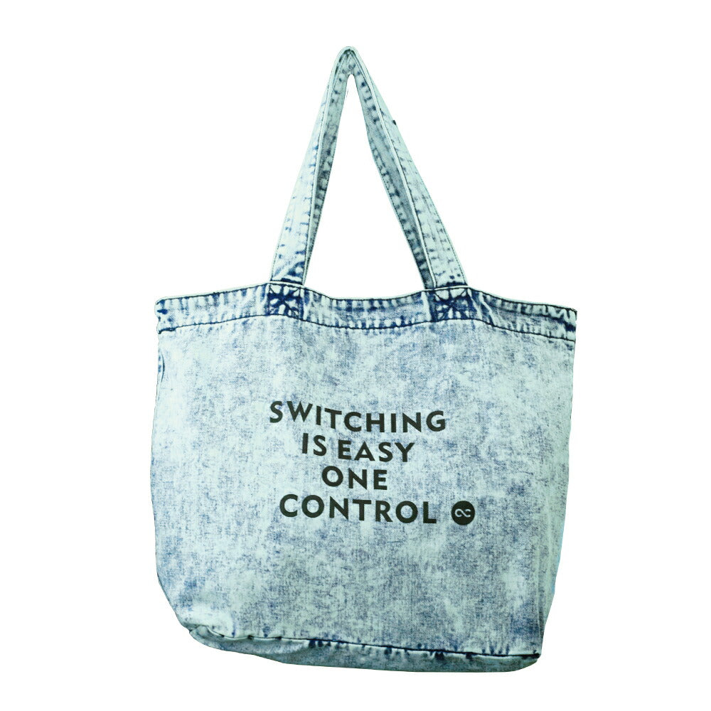 One Control トートバッグ ケミカルウォッシュ