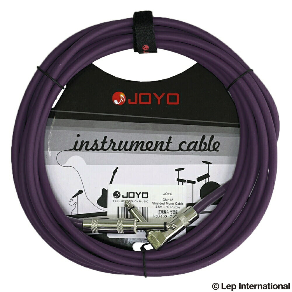 JOYO CM-12 Shielded Mono Cable 4.5m L/S 【ゆうパケット対応可能】