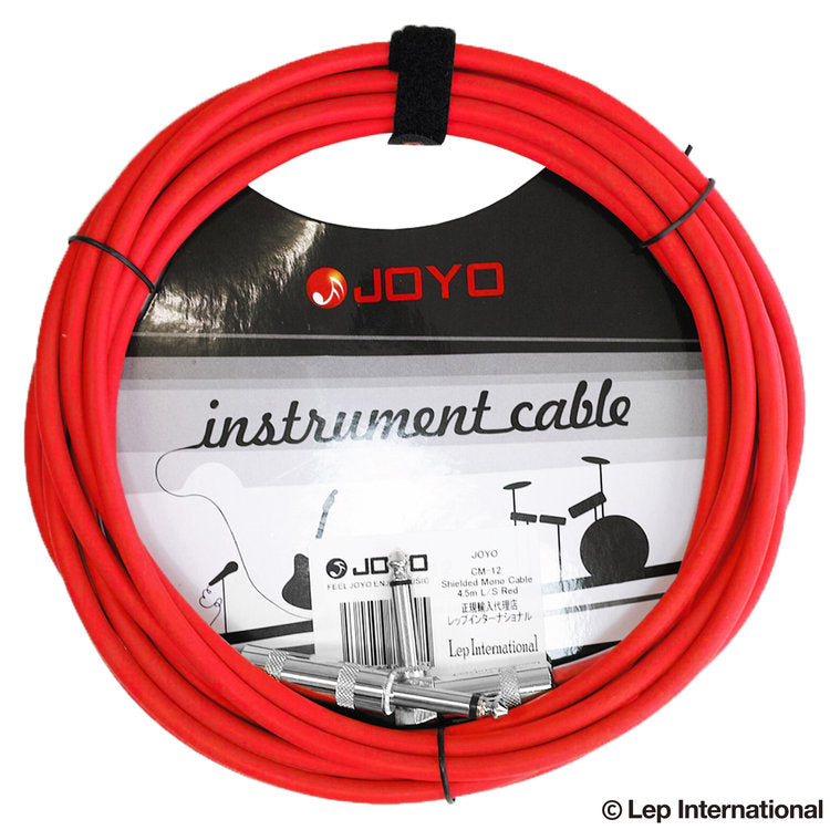 JOYO CM-12 Shielded Mono Cable 4.5m L/S 【ゆうパケット対応可能】