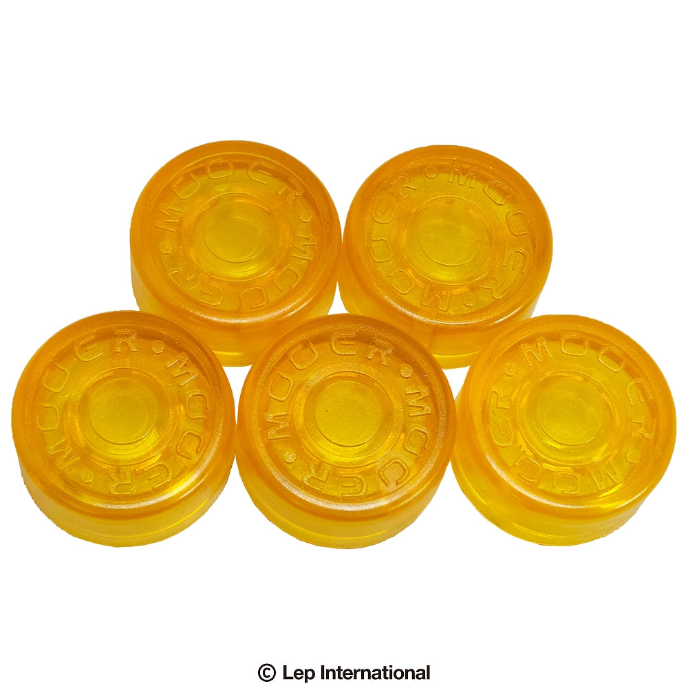 Mooer - Footswitch Hat Yellow FT-YL (5pcs) | フットスイッチ ハット カバー キャップ ギター アクセサリー 【ゆうパケット対応】