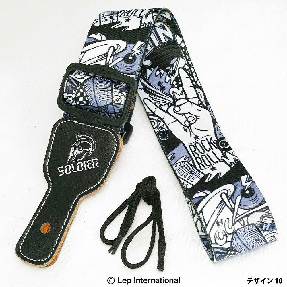 SOLDIER STRAP - ポリエステルストラップ STP-PST-2825 | ギター ベース アコースティックギター【ゆうパケット対応可能】