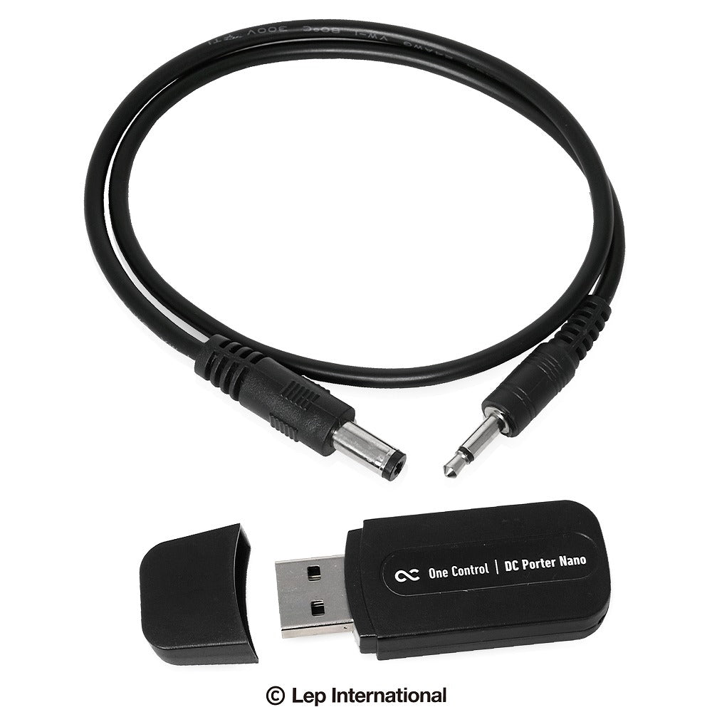 One Control - DC Porter Nano | パワーサプライ モバイルバッテリー 小型 軽量 USB電源を9Vエフェクター電源に変換! 【ゆうパケット対応可能】