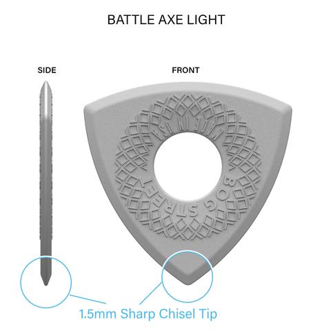 BOG STREET AXE SERIES MIX (Original Smooth-Edge) 9 Picks / ピック ギター 【ゆうパケット対応可能】