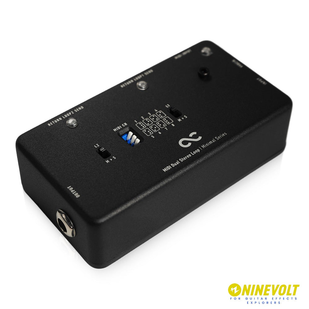 One Control - Minimal Series MIDI Dual Stereo Loop | スイッチャー MIDI機器 ギター エフェクター