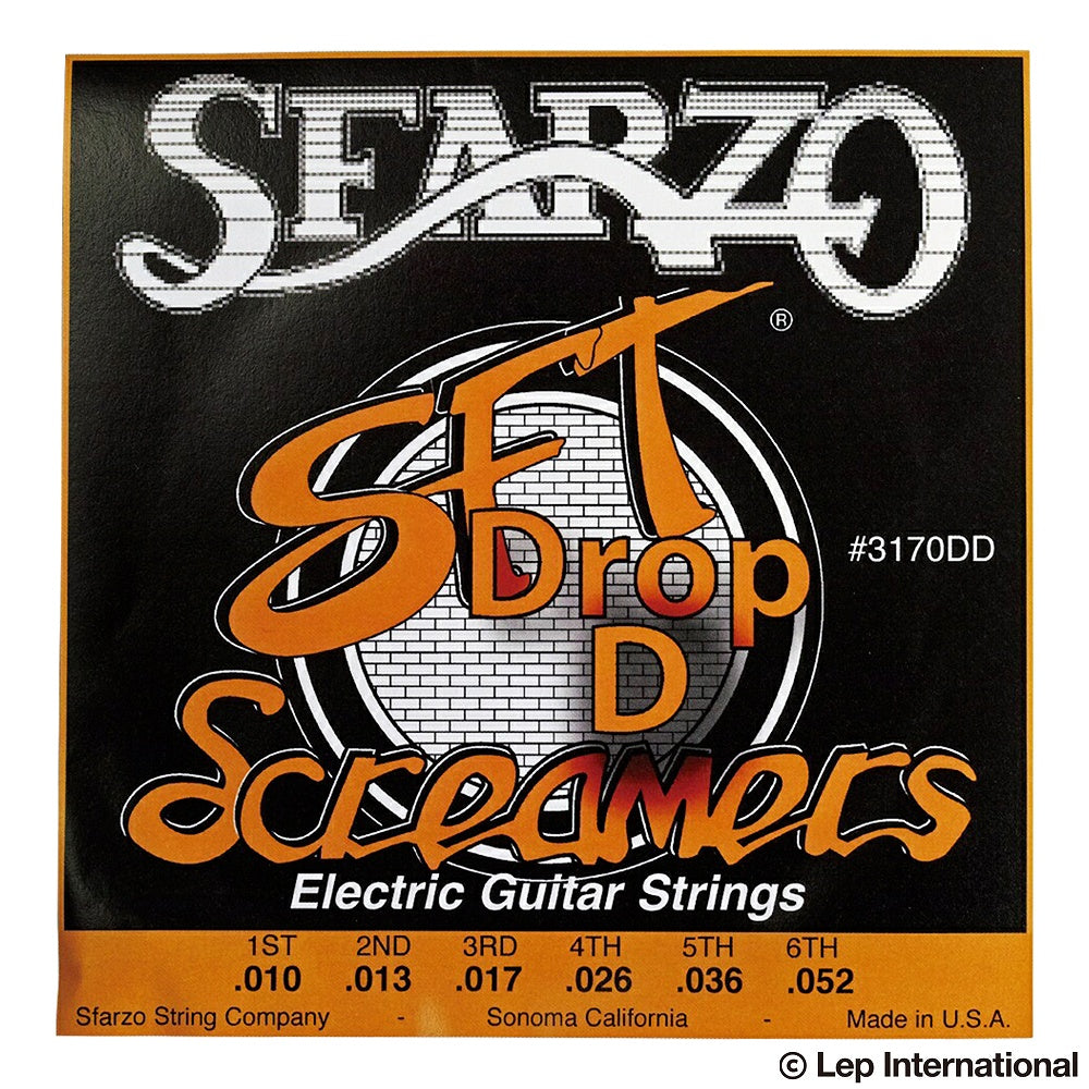 SFARZO - SFT Screamers 3170DD ドロップD用 .010-.052 | ギタリストのためだけに開発された新世代の高品質弦! Jake Cloudchair使用弦 【ゆうパケット対応可能】