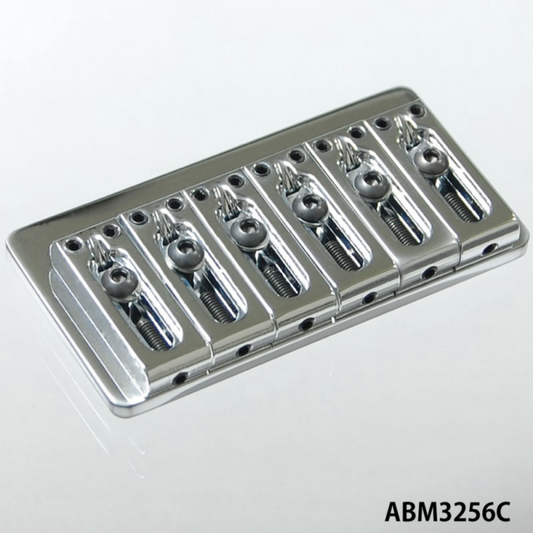 ABM/ABM3256C　ハードテイルブリッジ(6弦ギター用）クローム