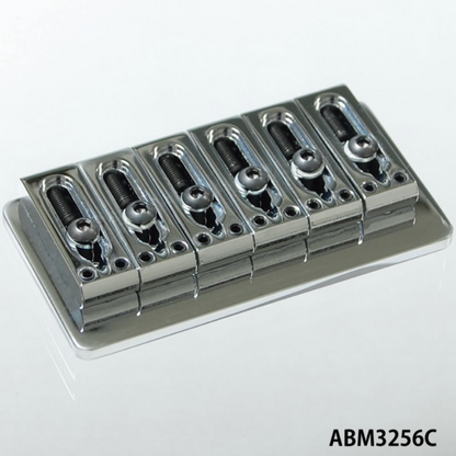 ABM/ABM3256C　ハードテイルブリッジ(6弦ギター用）クローム