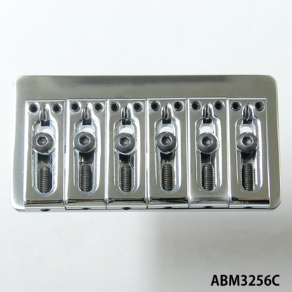 ABM/ABM3256C　ハードテイルブリッジ(6弦ギター用）クローム