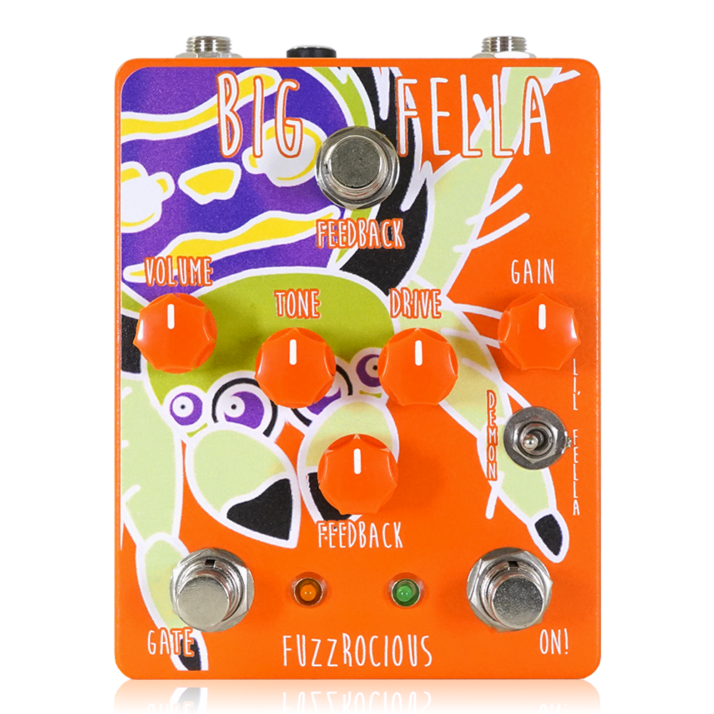 Fuzzrocious Pedals - BIG FELLA | オーバードライブ ディストーション ファズ ギター エフェクター