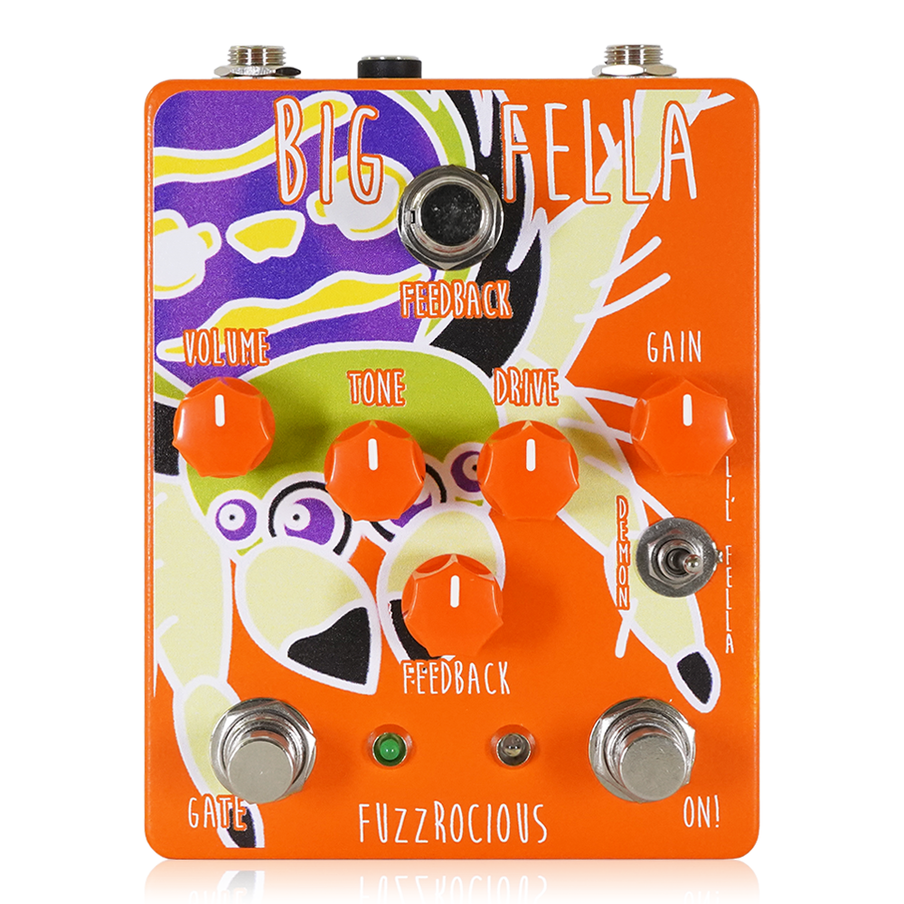 Fuzzrocious Pedals - BIG FELLA | オーバードライブ ディストーション ファズ ギター エフェクター