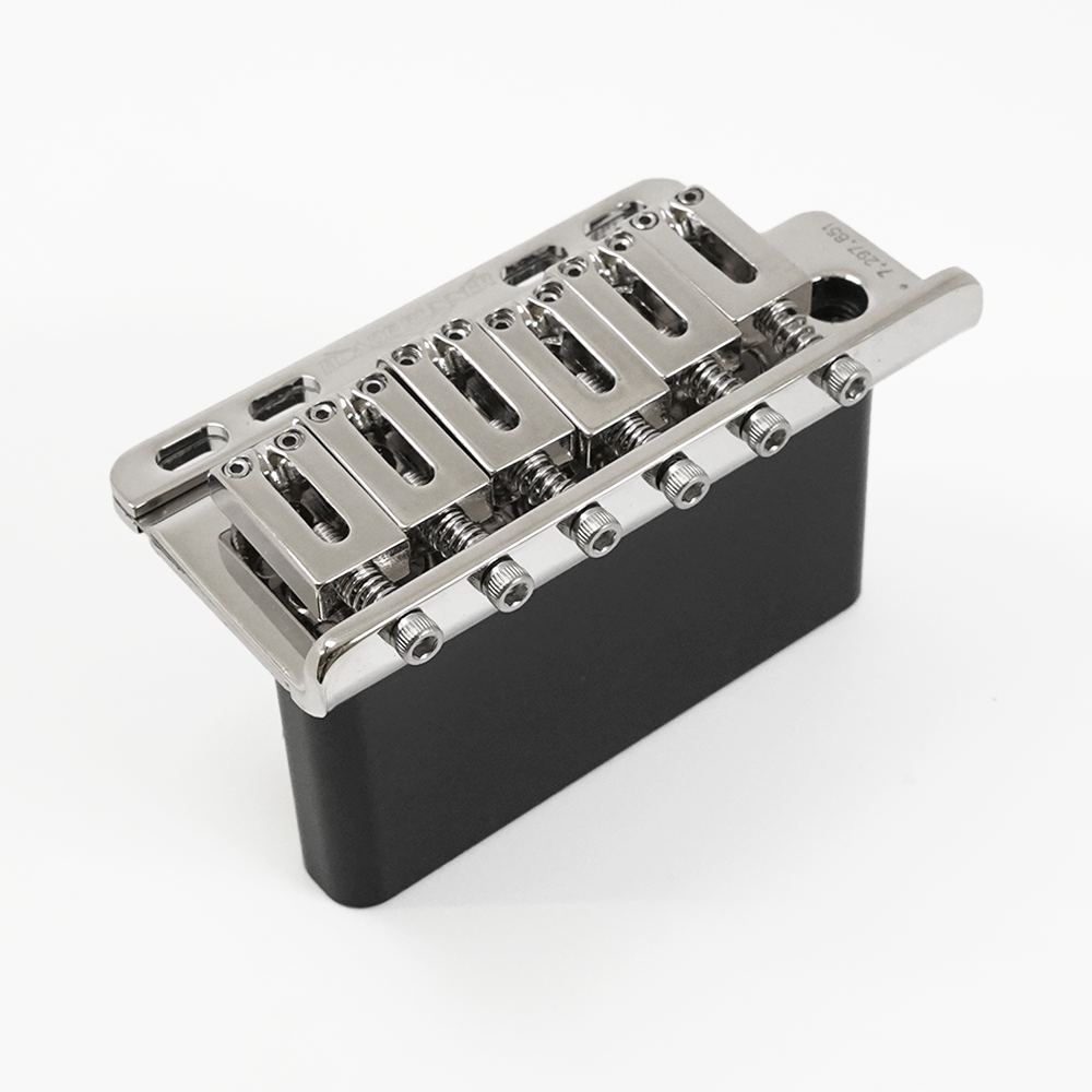 【6/8 16:00まで10%OFF!】Super-Vee - BladeRunner Bridge Kit 6-Screw Nickel | ギタートレモロ 6点支持タイプ トレモロブリッジ ギターパーツ