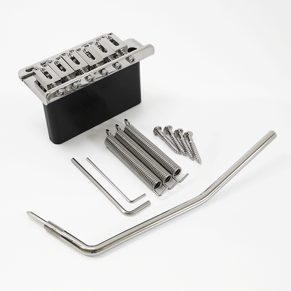 【6/8 16:00まで10%OFF!】Super-Vee - BladeRunner Bridge Kit 6-Screw Nickel | ギタートレモロ 6点支持タイプ トレモロブリッジ ギターパーツ