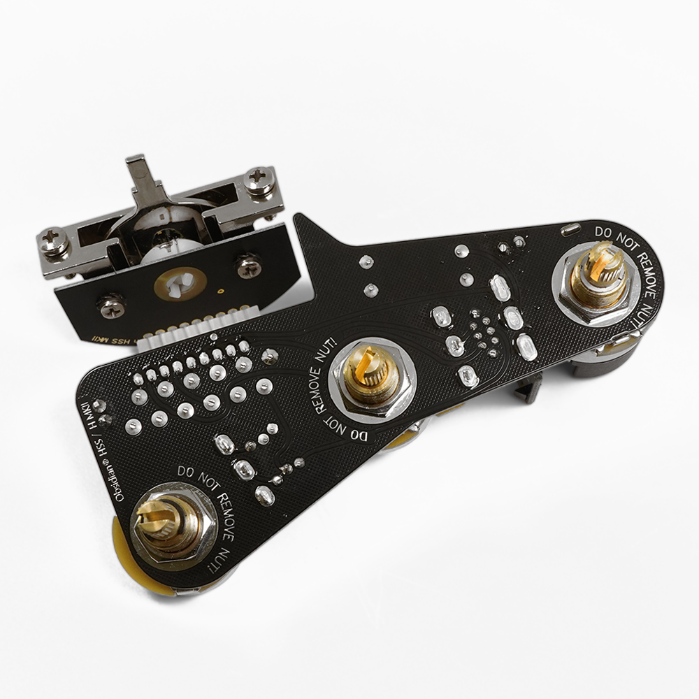 【90時間限定 10%OFF!】ObsidianWire - CUSTOM HSS / HSH FOR STRAT GEN2 ‘7 Way’ | ギターパーツ ピックアップ 配線済みハーネス