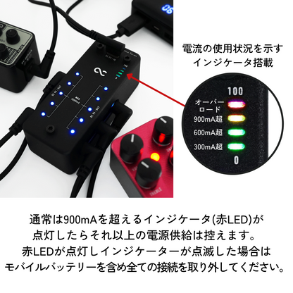 One Control　Minimal Series DC Porter MKII　/ パワーサプライ モバイルバッテリー用パワーサプライ ミニペダル