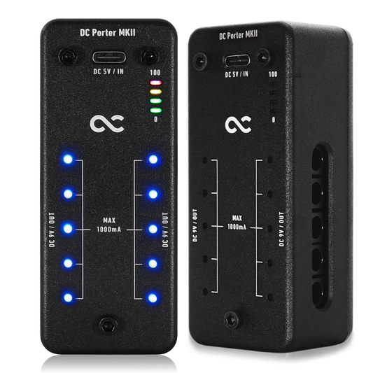One Control - DC Porter MKII | パワーサプライ モバイルバッテリー用パワーサプライ ミニペダル