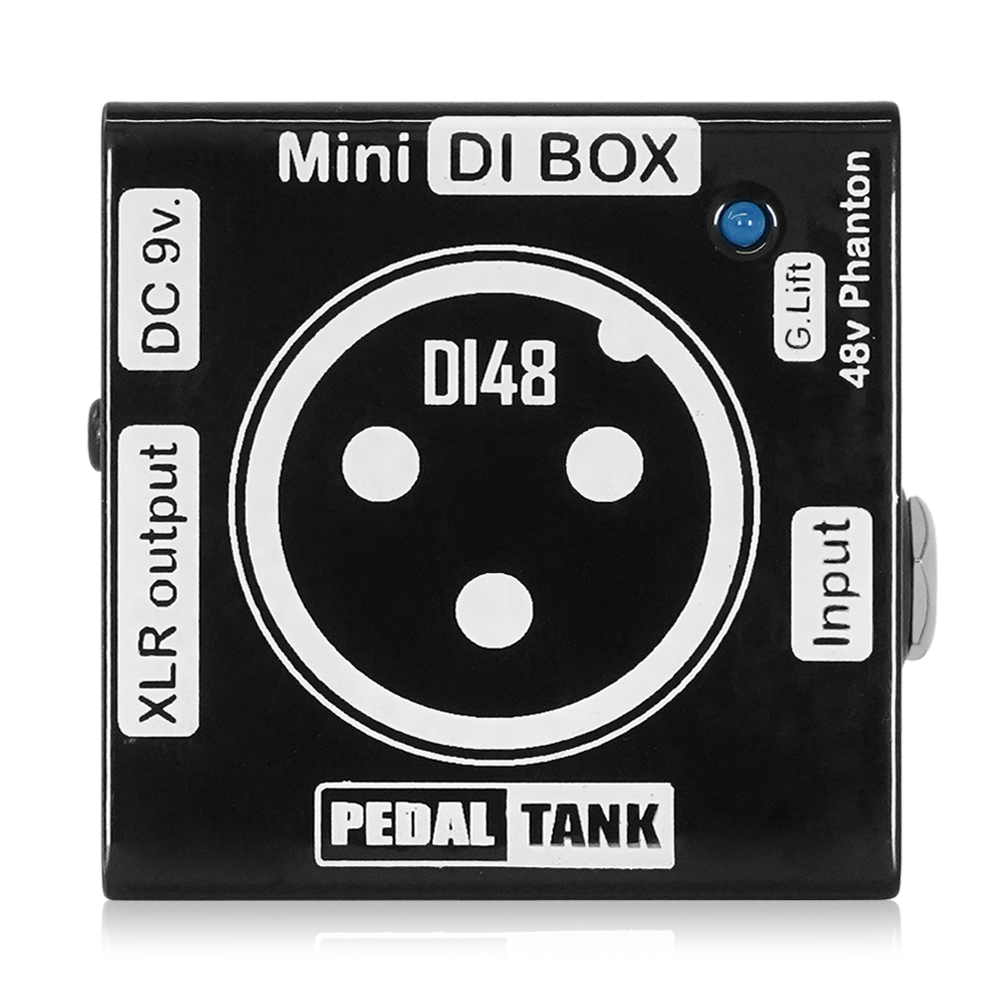 Pedal Tank - DI48 : Mini Active DI Box | アクティブDIボックス エフェクター ミニペダル