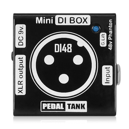 Pedal Tank - DI48 : Mini Active DI Box | アクティブDIボックス エフェクター ミニペダル