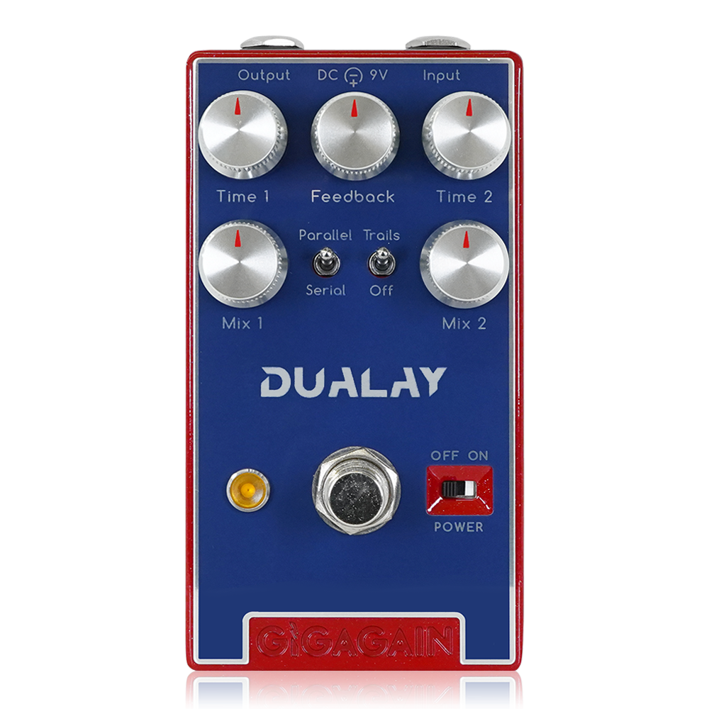GIGAGAIN - DUALAY | ディレイ ギター エフェクター – NINEVOLT