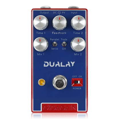 GIGAGAIN - DUALAY | ディレイ ギター エフェクター – NINEVOLT