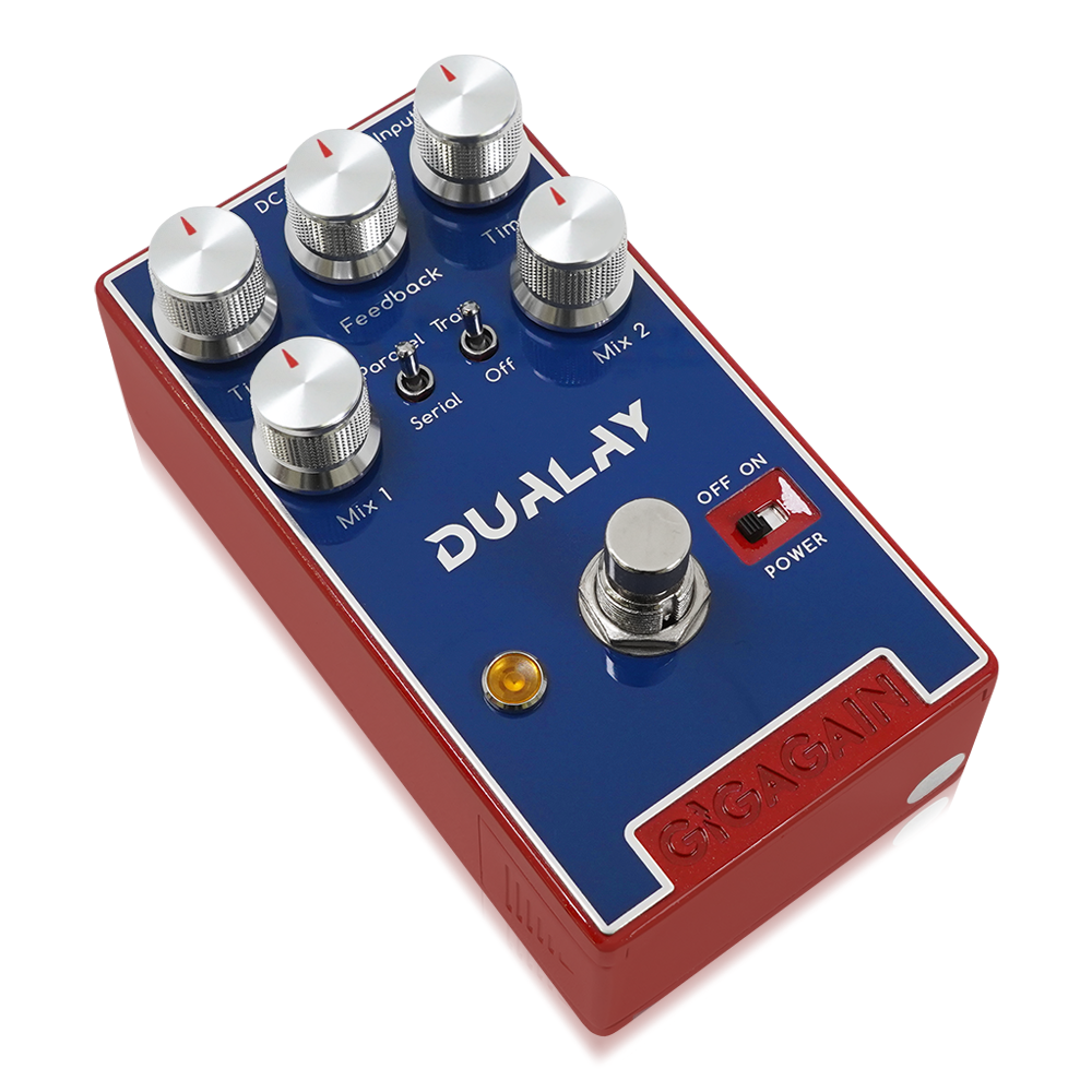 GIGAGAIN - DUALAY | ディレイ ギター エフェクター – NINEVOLT