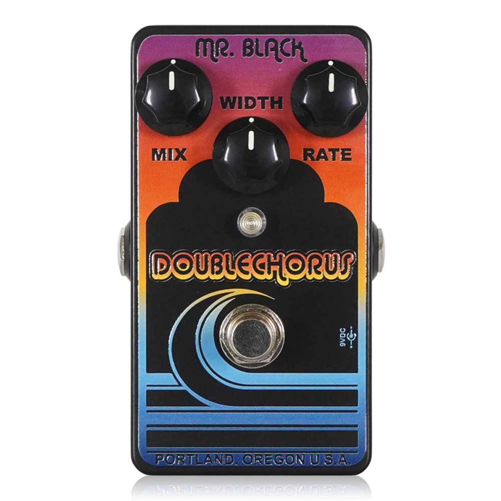 Mr. Black DOUBLE CHORUS ギターエフェクター Mr. Black - Double Chorus | コーラス ギター エフェクター – NINEVOLT