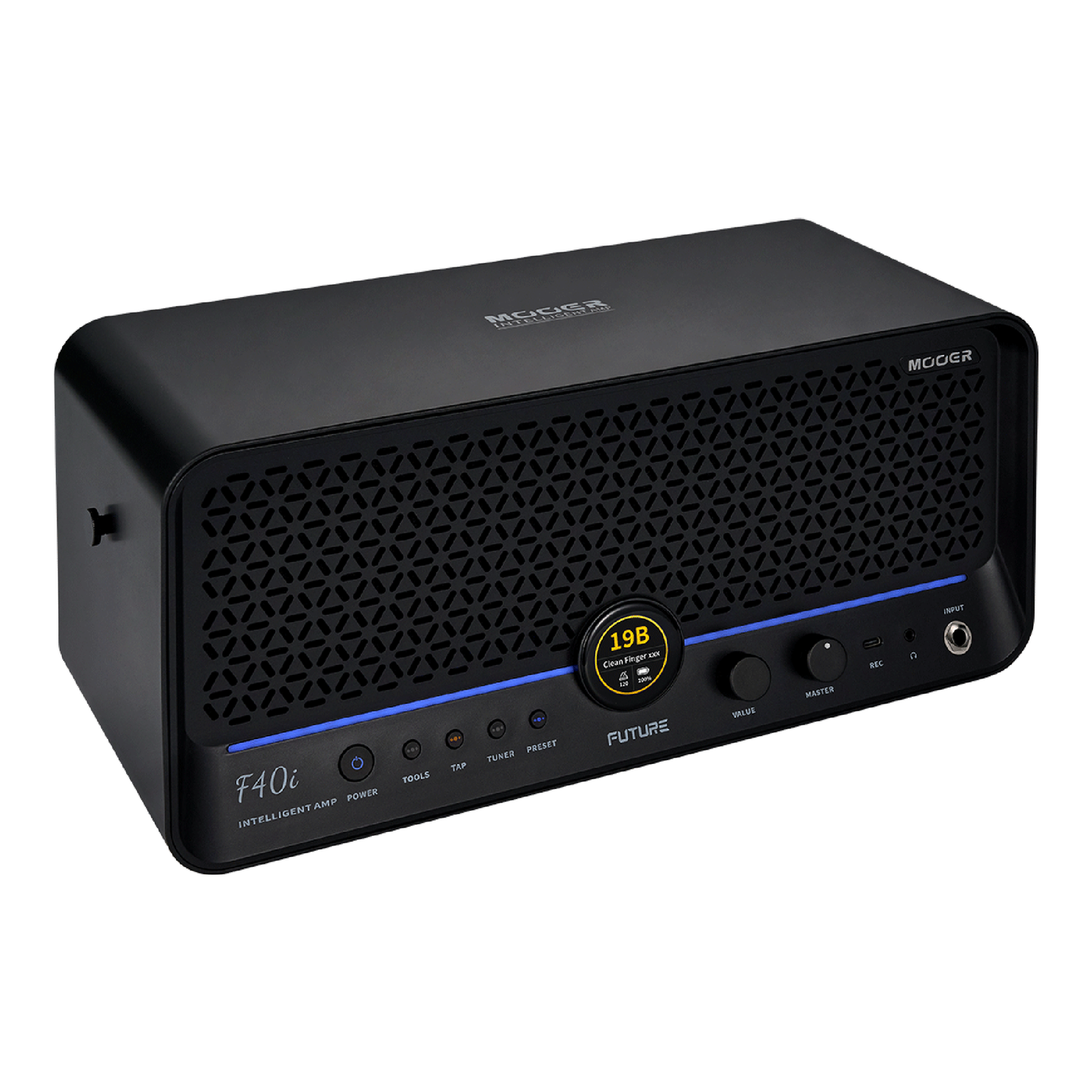 Mooer - F40i | コンボアンプ ギター アンプ タッチスクリーン搭載 40Wステレオ出力 デスクトップアンプ スピーカー