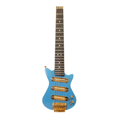 トラベルギター Lap Axe Freebird Pelham Blue Gold Ebony / トラベルギター
