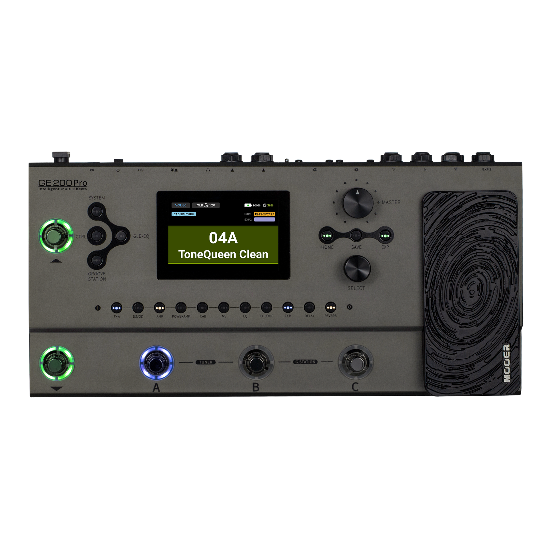 サッポロポテトMooer GE200 ギターエフェクター Mooer - GE200 Pro | マルチエフェクター ギター エフェクター