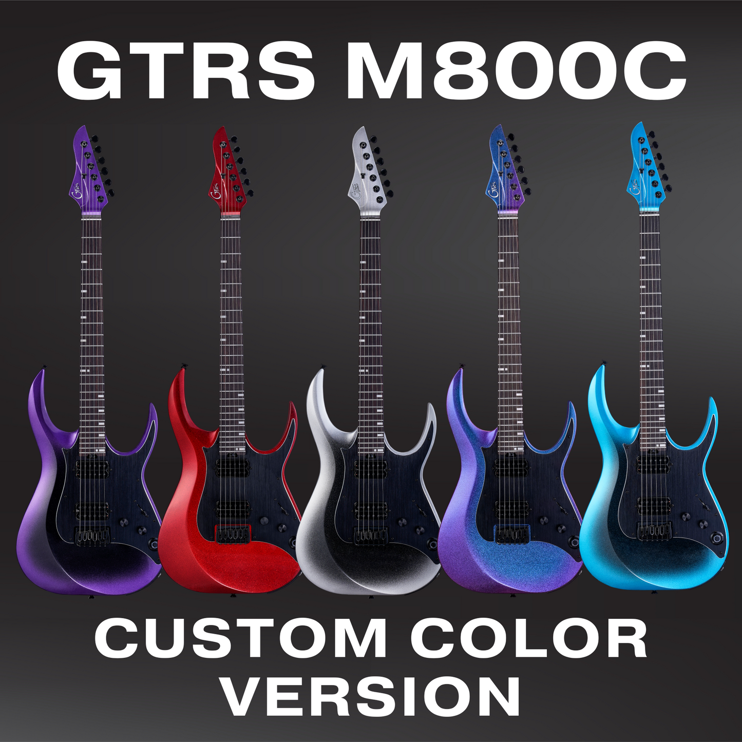 Mooer　GTRS M800C　/ エレキギター インテリジェントギター Bluetooth ワイヤレス アプリ連動
