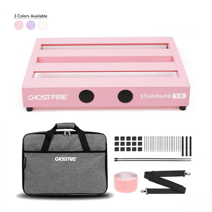 Ghost Fire - V-Series V-Standard1.0 | ボードサイズ 約43×31cm・1.2kg アルミニウム合金 エフェクターボード ペダルボード 専用バッグ付き