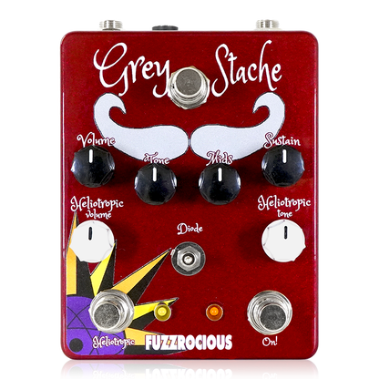 Fuzzrocious Pedals - Grey Stache/Heliotropic | ファズ ギター