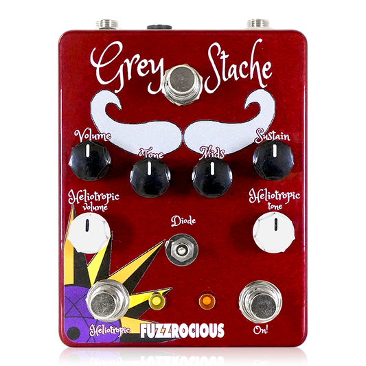 Fuzzrocious Pedals - Grey Stache/Heliotropic | ファズ ギター エフェクター