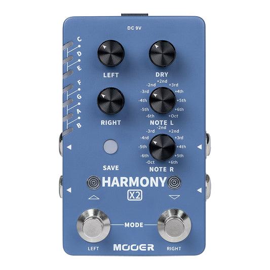 Mooer　HARMONY X2　/ ピッチシフター ギター エフェクター