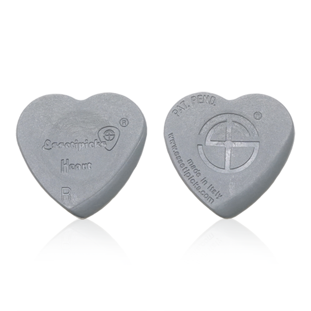 Essetipicks Heart Nylon Fiber Glass Standard R ：1枚 【ゆうパケット対応可能】