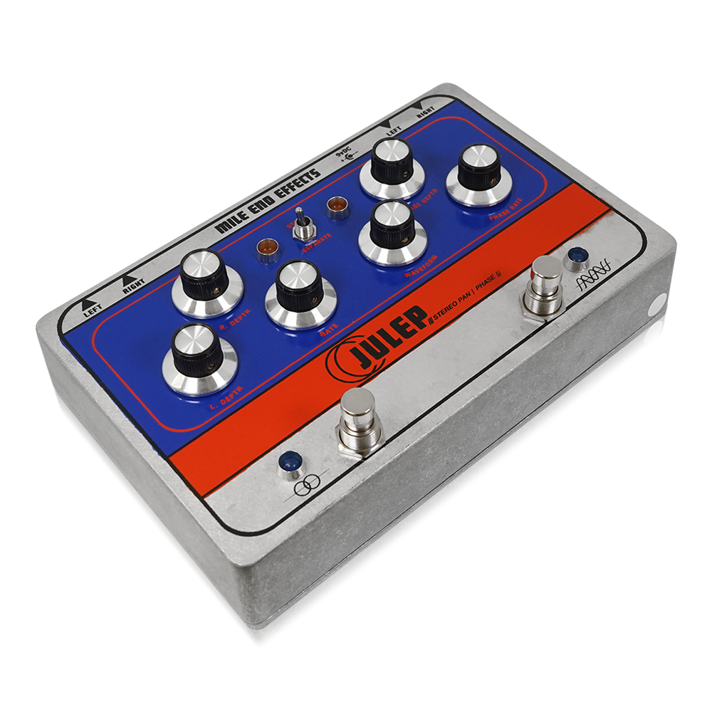 Mile End Effects - JULEP | フェイザー トレモロ ギター エフェクター Mile End Effects - JULEP | フェイザー トレモロ ギター エフェクター